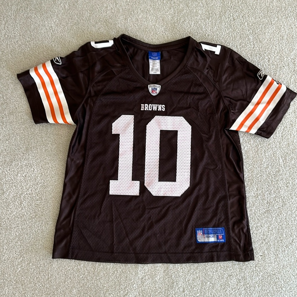 Rbk NFL Cleveland Browns Jersey Boys L Quinn 10